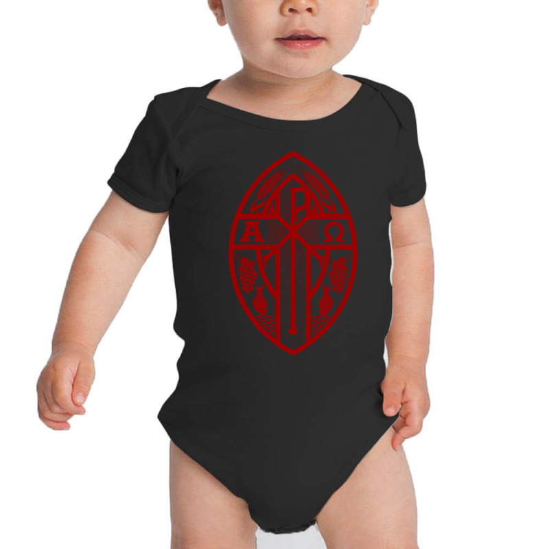 Monogram Of Jesus Christ - Chrismon-jvamf Baby Bodysuit by Jerhogen528 | Artistshot