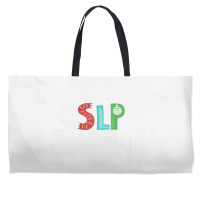 Funny Phonetic Transcription Christmas Slp Speech Therapist T Shirt Weekender Totes | Artistshot