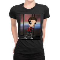 Eric Saade Popular Eurovision 2011 Sweden Melodifestivalen Cartoon Lon Ladies Fitted T-shirt | Artistshot