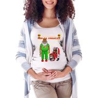 Cool Kwanzaa Holiday Seven Principles Santa Outfit Dad Men Sweatshirt Maternity Scoop Neck T-shirt | Artistshot