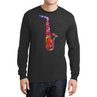 Saxophone Instrument T  Shirtsaxophone Instrument Saxo Lover Gift For Long Sleeve Shirts | Artistshot