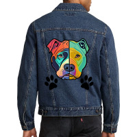 Dog Bread - Circle Men Denim Jacket | Artistshot