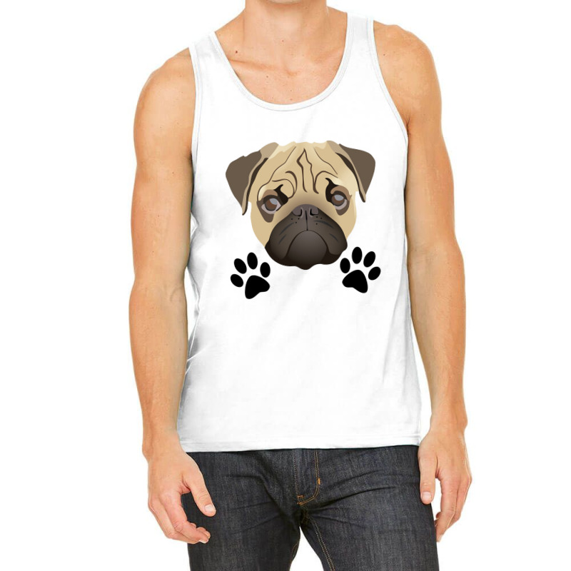 Dog Footprint - I Love My Dog Tank Top by lorismerch | Artistshot