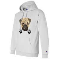 Dog Footprint - I Love My Dog Champion Hoodie | Artistshot