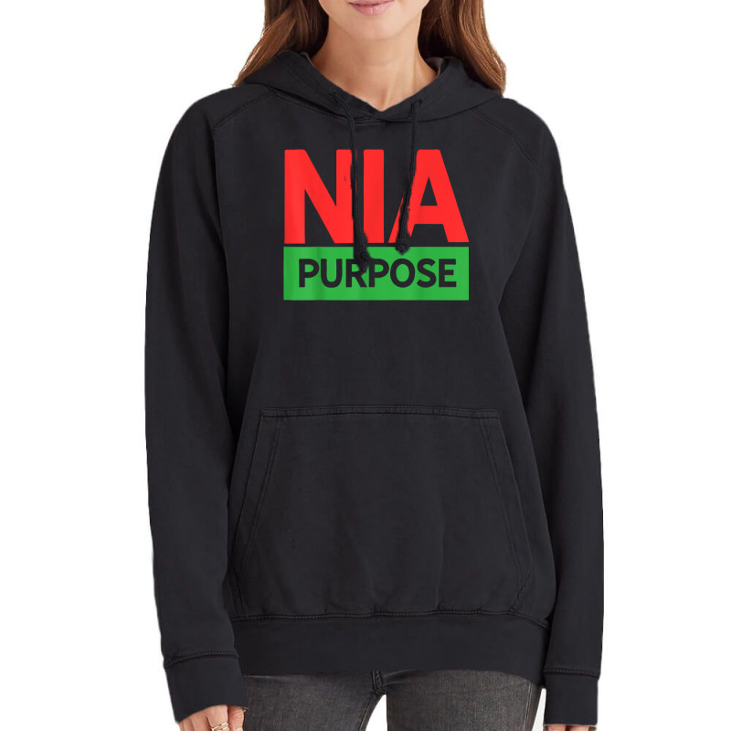 Nia Kwanzaa Purpose Principle Men Women Kids Boys & Girls T Shirt Vintage Hoodie by keishawnredner | Artistshot