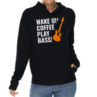 Bass Guitar Player Music Musician Bassist Coffee Lightweight Hoodie | Artistshot