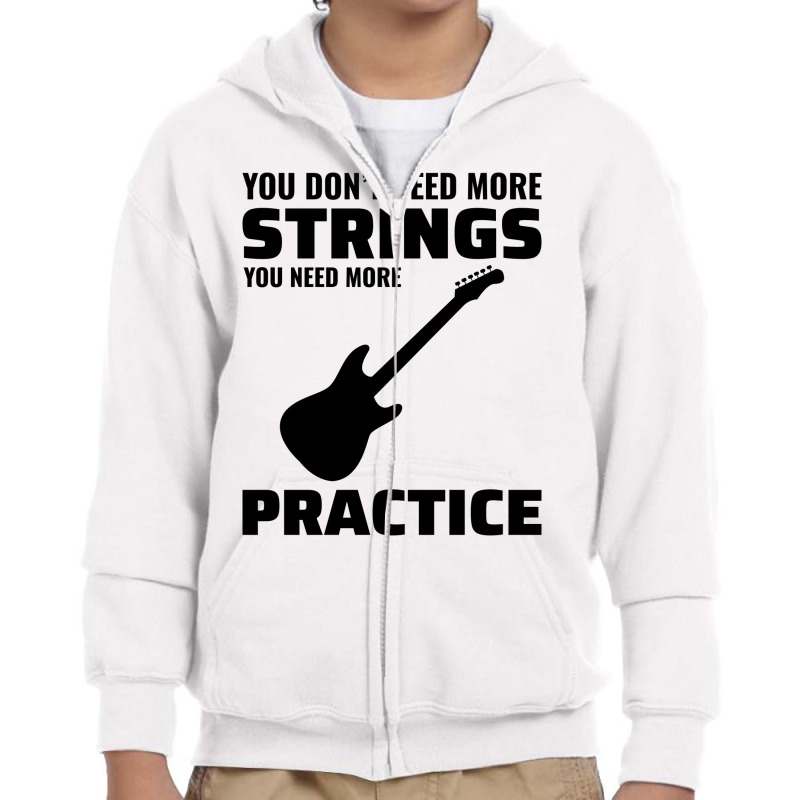 Bass Guitar Player Music Musician Bassist Youth Zipper Hoodie by Tasteful Tees | Artistshot