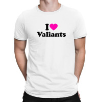 Valiants Love Heart College University Alumni T-shirt | Artistshot