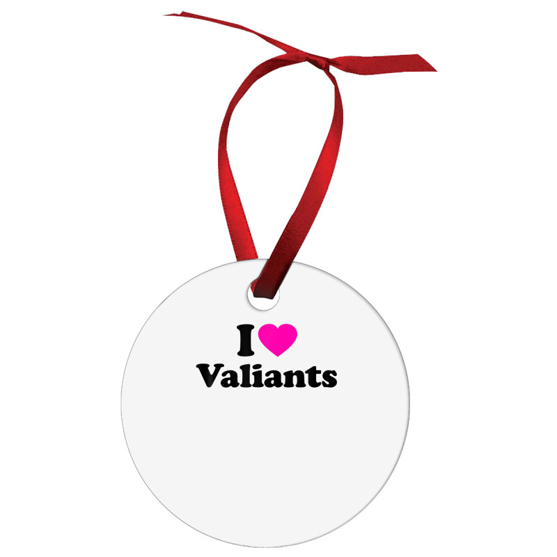 Valiants Love Heart College University Alumni Ornament | Artistshot