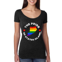 Vintage The Pride Of Staten Island New York  Gay Pride Tee Women's Triblend Scoop T-shirt | Artistshot