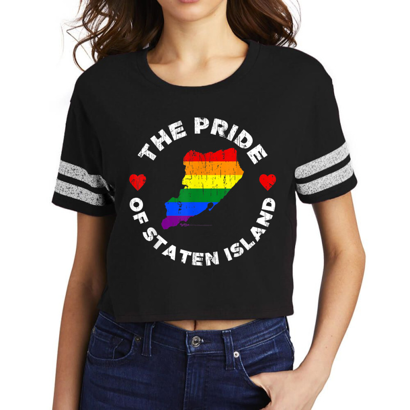 Vintage The Pride Of Staten Island New York  Gay Pride Tee Scorecard Crop Tee by ANDREWAVIS | Artistshot