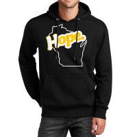 Hope   Wisconsin Design T Shirt Unisex Hoodie | Artistshot