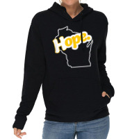 Hope   Wisconsin Design T Shirt Lightweight Hoodie | Artistshot