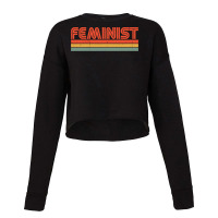 Retro Feminist 70s Style Feminism Pullover Hoodie Cropped Sweater | Artistshot