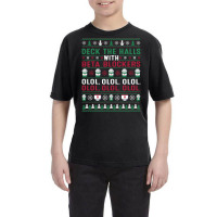 Pharmacist Deck The Halls With Beta Blockers Olol Christmas Sweatshirt Youth Tee | Artistshot