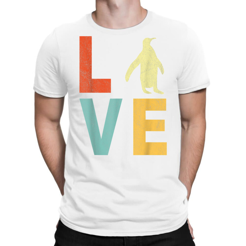 Love Penguin Lover Funny Penguin Quote Retro T Shirt T-shirt | Artistshot