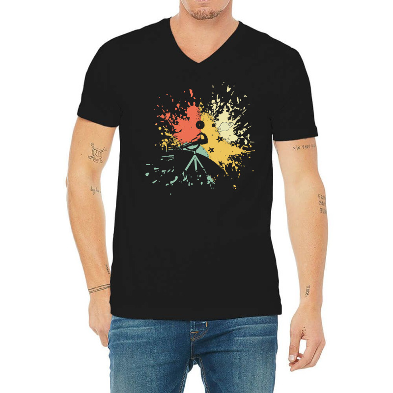 Stargazing T  Shirt S T A R G A Z I N G I N K S P L A S H T  Shirt V-Neck Tee by zschowalter288 | Artistshot