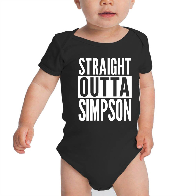 Simpson Straight Outta College University Alumni Baby Bodysuit by cekiccachevc | Artistshot