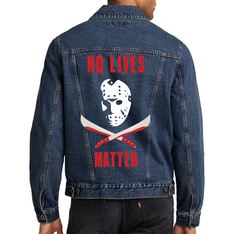 No Lives Matter Men Denim Jacket by Min08 | Artistshot