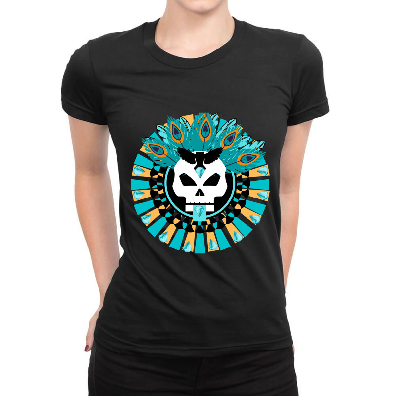 Death Disk Revived Ladies Fitted T-Shirt by Mary Hatton | Artistshot