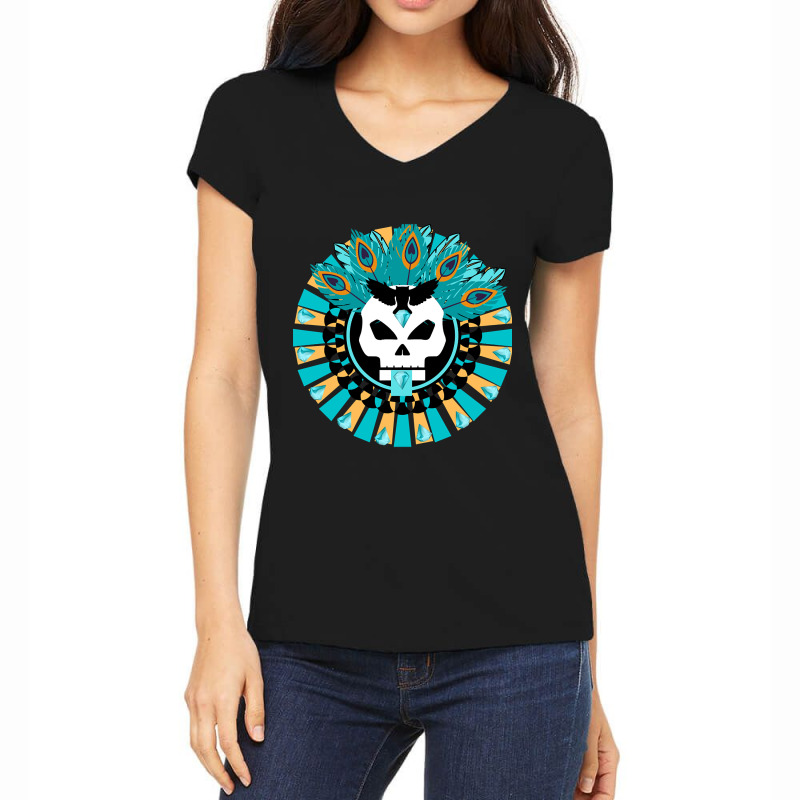 Death Disk Revived Women's V-Neck T-Shirt by Mary Hatton | Artistshot