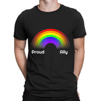 Proud Ally Rainbow Lgbt Gay Pride Day Month Parade T-shirt | Artistshot