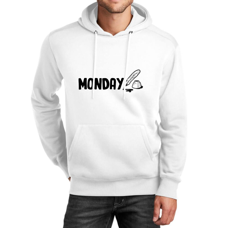 Monday Text Unisex Hoodie | Artistshot