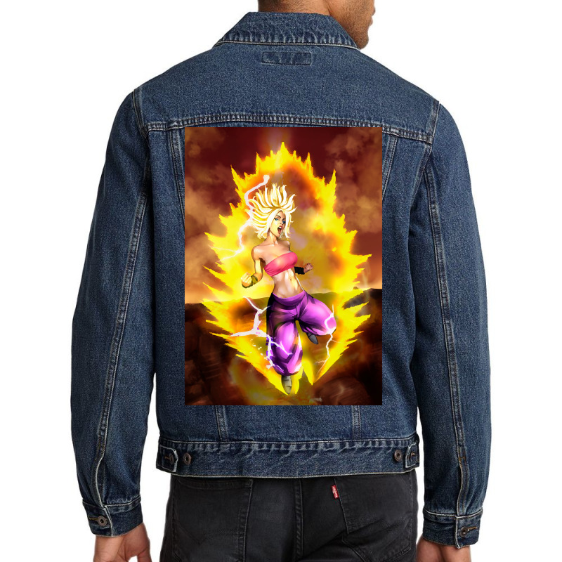 Caulifla Dragom Ball Super-hkowm Men Denim Jacket by Box Bingham | Artistshot