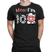 Moo I'm 10 Barnyard Farm Cow 10th Birthday 10 Year Old Bday T Shirt T-shirt | Artistshot