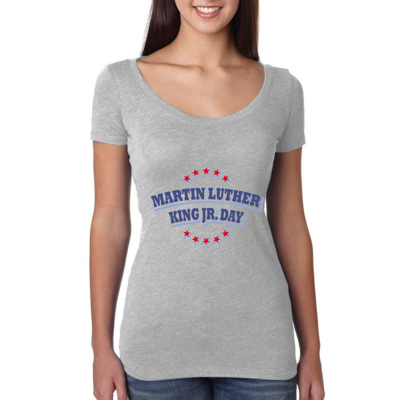 Martin Luther King Jr Day Women's Triblend Scoop T-shirt by kemi link | Artistshot