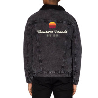 Thousand Islands New York Bass Fishing T Shirt Unisex Sherpa-lined Denim Jacket | Artistshot