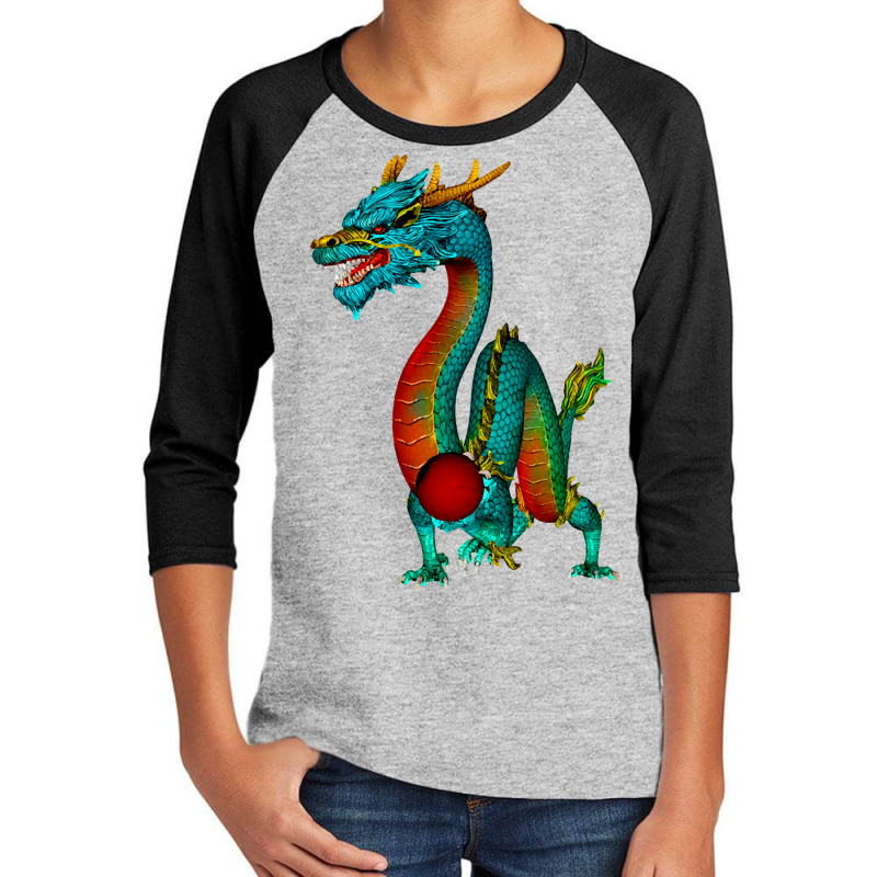 Colorful Chinese Dragon-bzxqh Youth 3/4 Sleeve | Artistshot