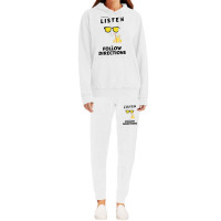 Does Not Listen Or Follow Directions Glasses Lemonade Hoodie & Jogger Set | Artistshot