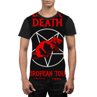 Black Death European Tour Graphic T-shirt | Artistshot