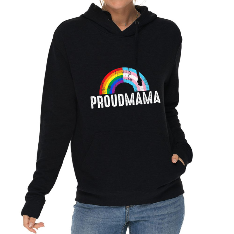 Proudmama Rainbow Lgbt Lightweight Hoodie | Artistshot