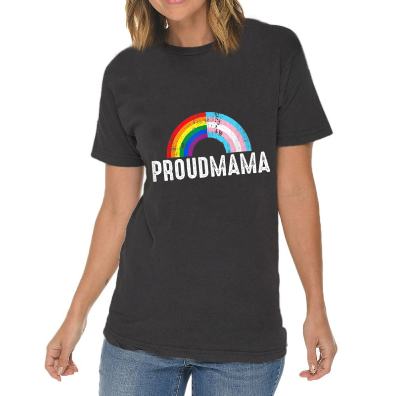 Proudmama Rainbow Lgbt Vintage T-shirt | Artistshot