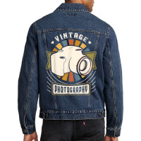 Photographer Vintage Classic Retro Love T Shirt Men Denim Jacket | Artistshot