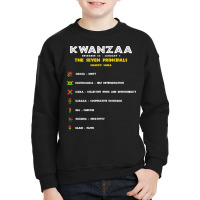 Seven Principles Of Kwanzaa   African American Celebration Sweatshirt Youth Sweatshirt | Artistshot