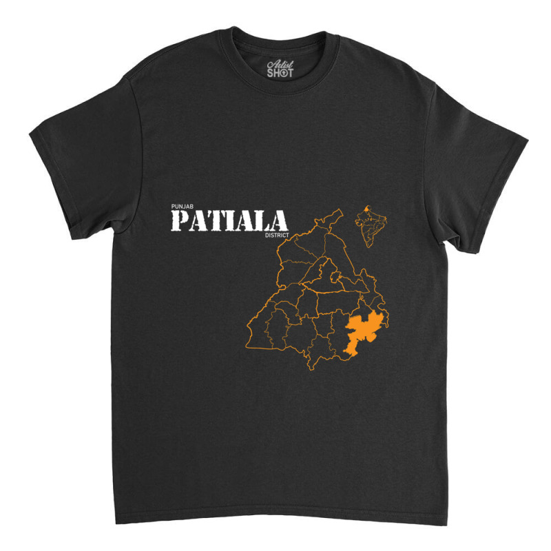 Punjab Patiala District Classic T-shirt by ANGELAALLARD | Artistshot