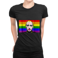 Putin Gay Clown Meme Ladies Fitted T-shirt | Artistshot