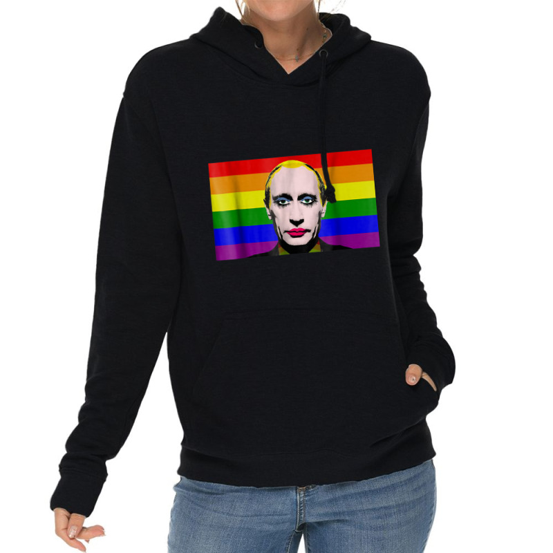 Putin Gay Clown Meme Lightweight Hoodie | Artistshot