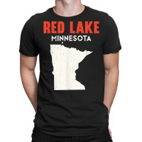 Red Lake Minnesota Usa State America Travel Minnesotan T Shirt T-shirt | Artistshot