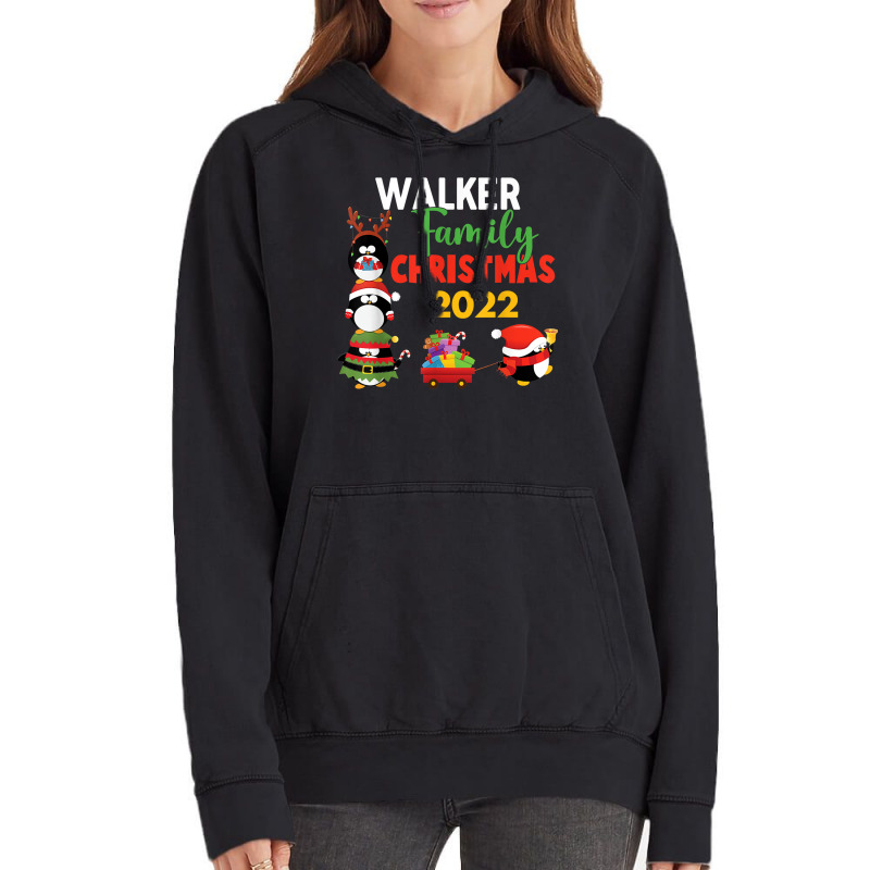 Walker Family Name Gift   Walker Family Christmas T Shirt Vintage Hoodie | Artistshot