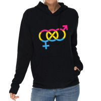 Queer Pansexual Symbol Lgbtq Lgbt Pride Parade Rainbow Shirt Lightweight Hoodie | Artistshot