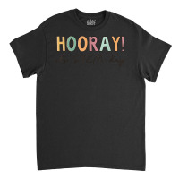 Retro Hooray It's Stem Day Funny Stem Teachers Students T Shirt Classic T-shirt | Artistshot