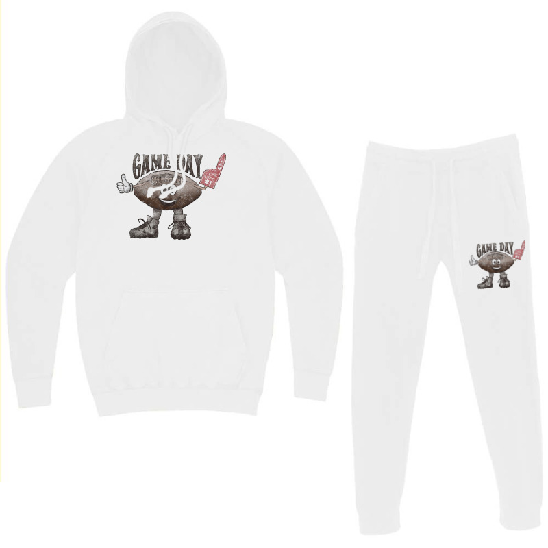 Retro Western Game Day Football Sport Lover Vintage T Shirt Hoodie & Jogger Set | Artistshot