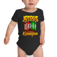 Joyous Kwanzaa Kinara Candles Ombre 7 Principles T Shirt Baby Bodysuit | Artistshot