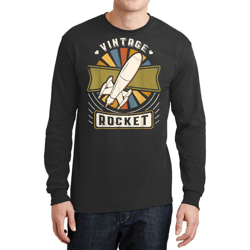 Rocket Vintage Classic Retro Love T Shirt Long Sleeve Shirts | Artistshot