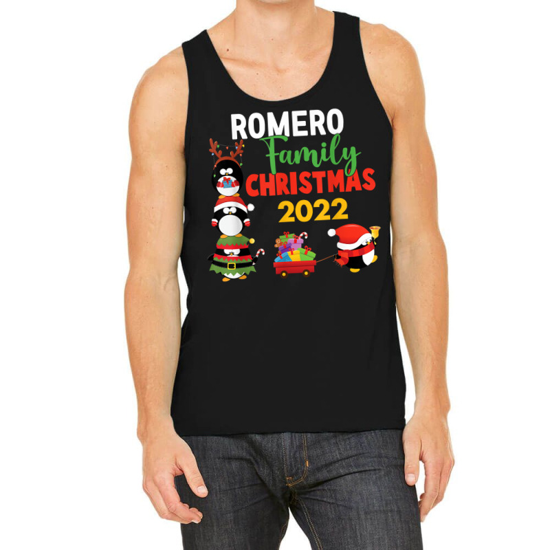 Romero Family Name Gift   Romero Family Christmas T Shirt Tank Top | Artistshot