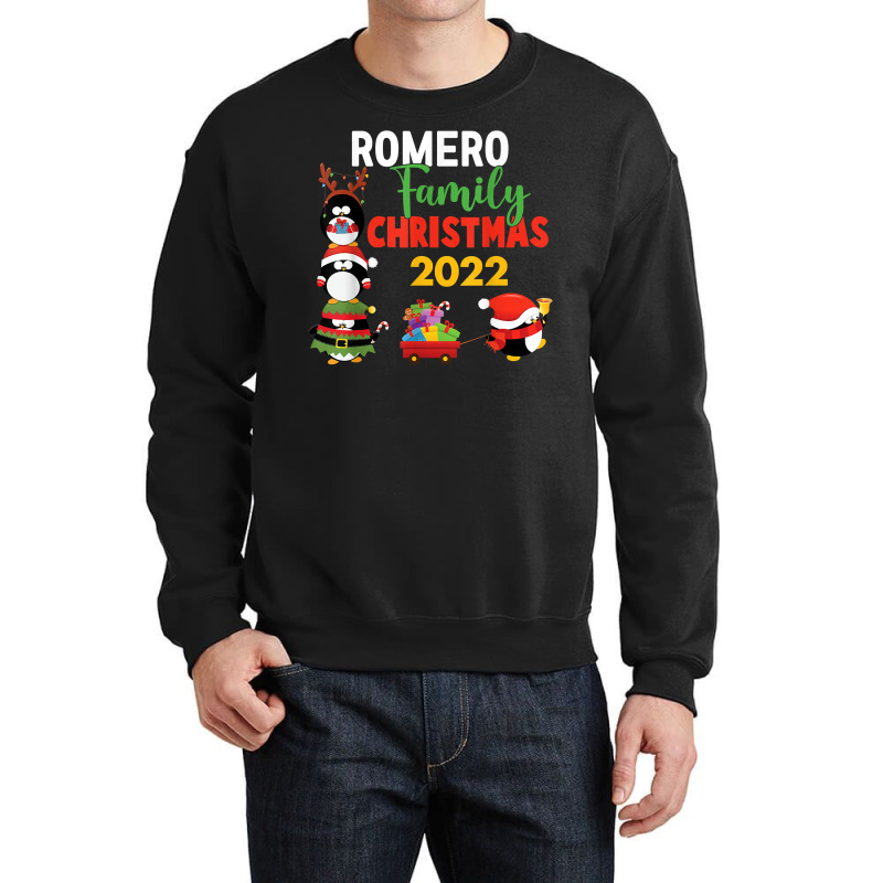 Romero Family Name Gift   Romero Family Christmas T Shirt Crewneck Sweatshirt | Artistshot